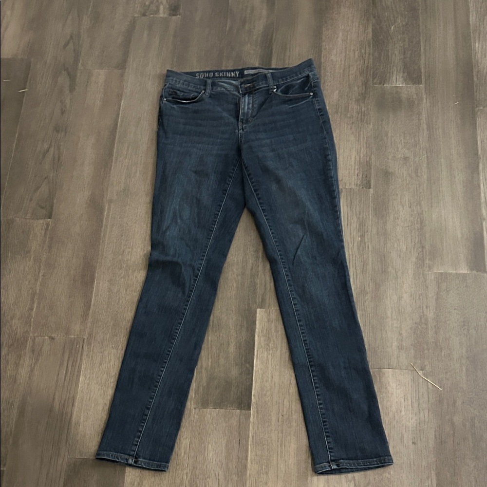 DKNY Women's Deep Indigo Skinny Jeans